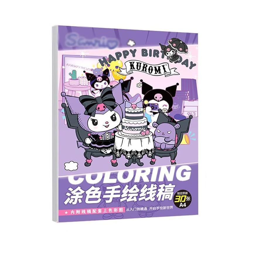 kuromiページ Kuromi Retro Collection A4 PP Wire-bound Book (60 Sheets
